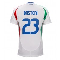Italija Alessandro Bastoni #23 Gostujuci Dres EP 2024 Kratak Rukav